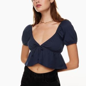 Aritzia Crop Top - Black NWT